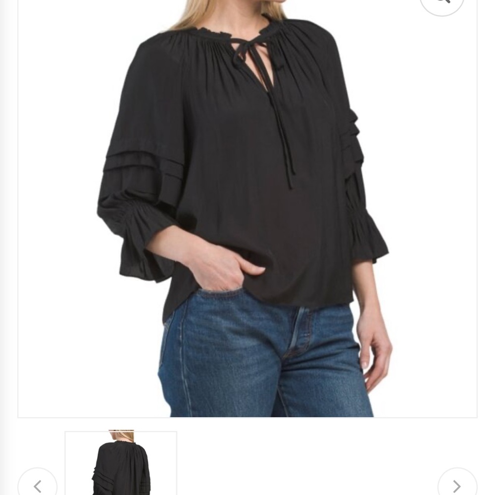 Ramy Brook Black Rhea Top
